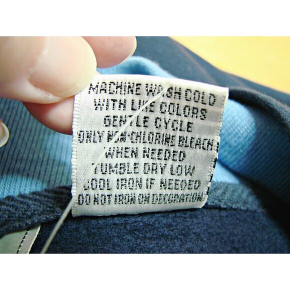 NEW Lauren Brooke Womens 3X Blue Button Jacket Shacket Embroidered Leaves Bird - Picture 4 of 12